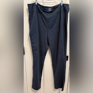 Duluth Trading Co Navy Heather NoGA Classic Relaxed Leg Pants Sz XXL